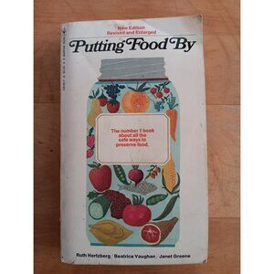 Putting Food By Hertzberg  VTG Book Canning Pickling Curing Drying Preservation